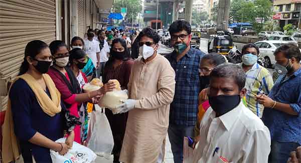 Captain Tamil Selvan Helps 1000 Tamil Family Goregaon