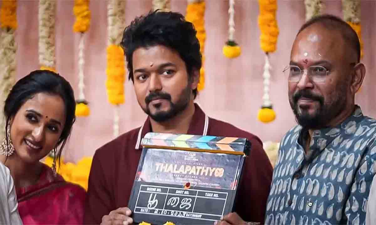 Vijay as a school boy in Thalapathy 68